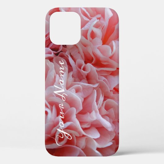 Roze velvet bloemen Mallow Case-Mate iPhone Case (Achterkant)