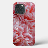 Roze velvet bloemen Mallow Case-Mate iPhone Case (Achterkant)