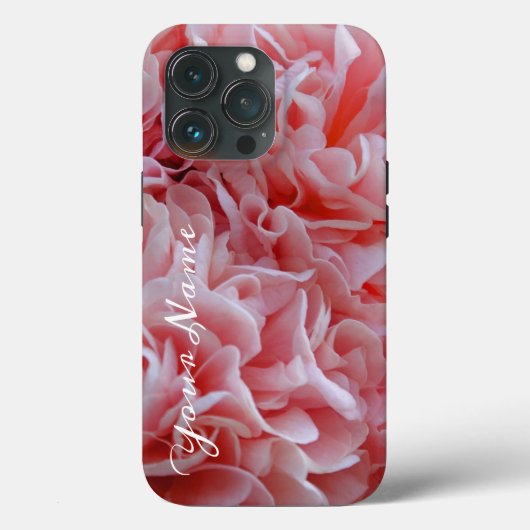 Roze velvet bloemen Mallow Case-Mate iPhone Case (Achterkant)