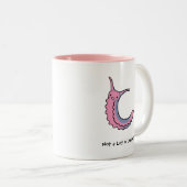 Roze Velvet Worm Mok (Voorkant rechts)