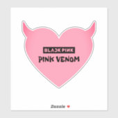 roze venoom sticker (Vel)
