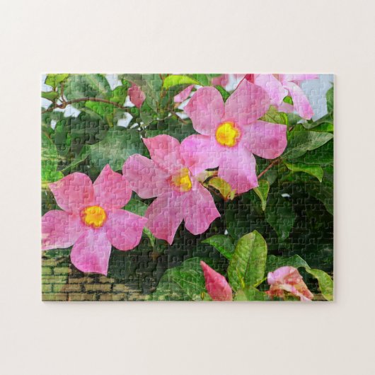 Roze ventiel Puzzle Legpuzzel (Horizontaal)