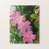 Roze ventiel Puzzle Legpuzzel (Verticaal)