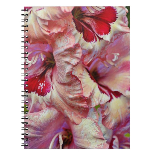 Roze ventilator Abstract Art Journal-Notitieboek Notitieboek (Voorkant)