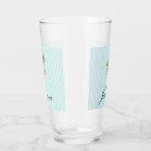 Roze ventilator boordevol op maat glas (Rechts)