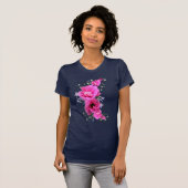 roze ventilator Bouquet T-Shirt (Voorkant volledig)