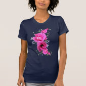  roze ventilator Bouquet T-Shirt (Voorkant)