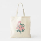  roze ventilator Bouquet Tekening op maat Tote Bag (Achterkant)