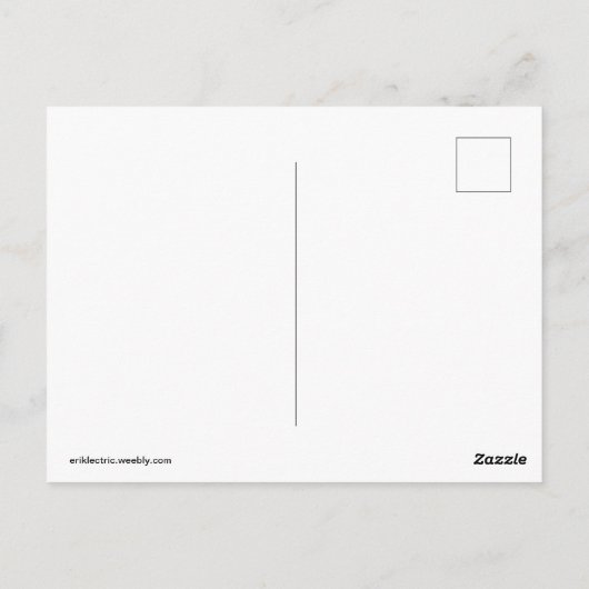 Roze ventilator briefkaart (Achterkant)