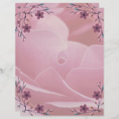 Roze ventilator Briefpapier (Voorkant / Achterkant)