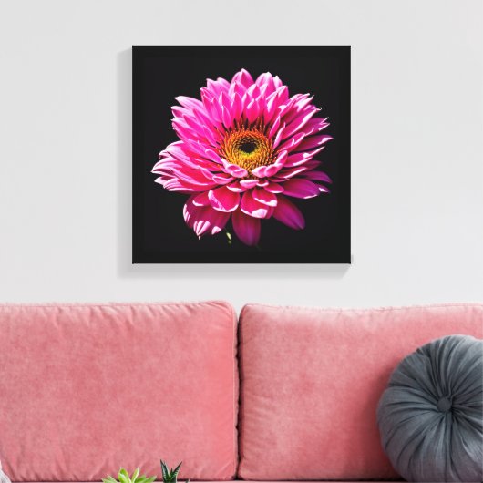 Roze ventilator canvas afdruk (Insitu (Woonkamer))