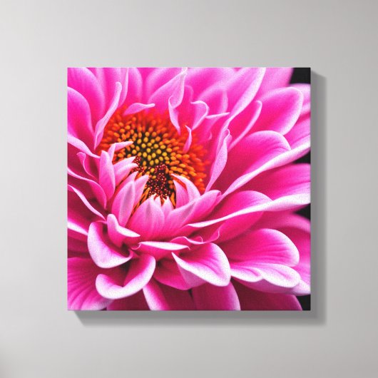 Roze ventilator canvas afdruk (Voorkant)