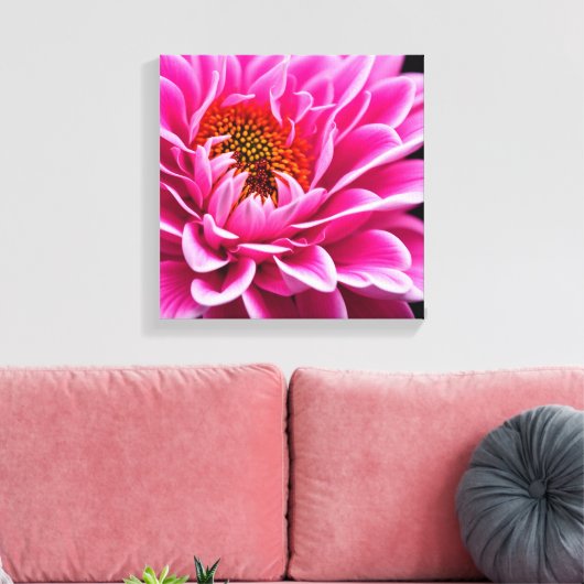 Roze ventilator canvas afdruk (Insitu (Woonkamer))