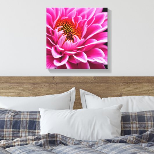 Roze ventilator canvas afdruk (Insitu (Slaapkamer))