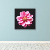 Roze ventilator canvas afdruk (Insitu (Houten vloer))