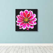 Roze ventilator canvas afdruk (Insitu (Houten vloer))