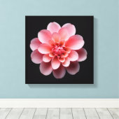 Roze ventilator canvas afdruk (Insitu (Houten vloer))