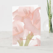 Roze ventilator Dank u voor uw sympathie / Memoria Kaart (Voorkant)