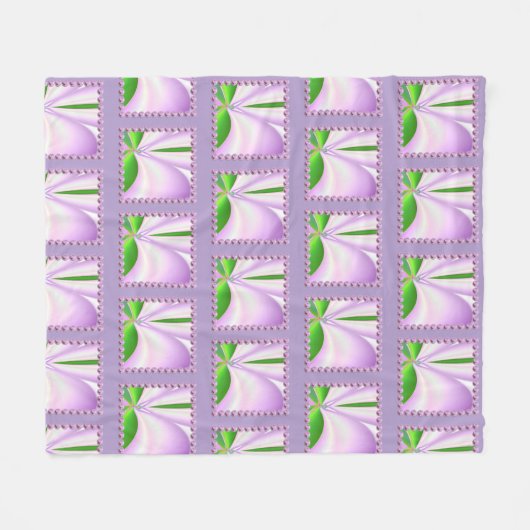 Roze ventilator fleece deken (Voorkant (Horizontaal))