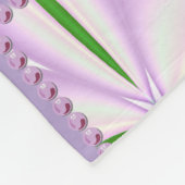 Roze ventilator fleece deken (Hoek)