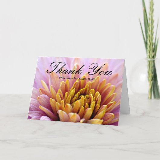 Roze ventilator Hartelijk dank Bedankkaart (Voorkant)