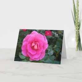 Roze ventilator Hartelijk dank Bedankkaart