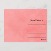 Roze ventilator Hartelijk dank Briefkaart (Achterkant)