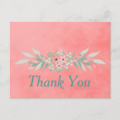 Roze ventilator Hartelijk dank Briefkaart (Voorkant)