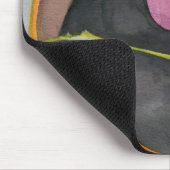 Roze ventilator in Terra Cotta Pot Mousepad Muismat (Hoek)