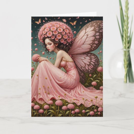 Roze ventilator kaart (Voorkant)