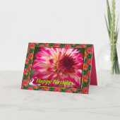 roze ventilator kaart (Voorkant)