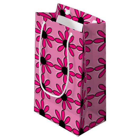 Roze ventilator klein cadeauzakje (Voorkant Gekanteld)