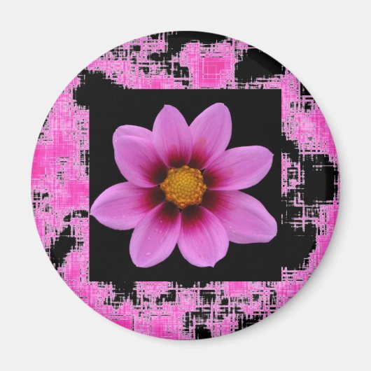 Roze ventilator magneet (Voorkant)