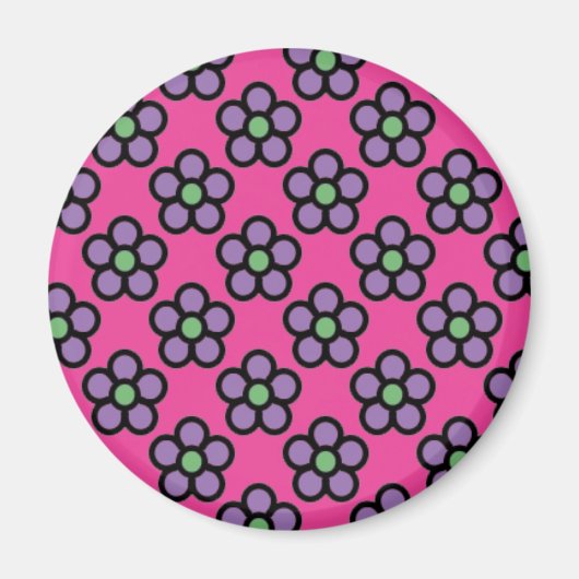 Roze ventilator Magnet (Voorkant)