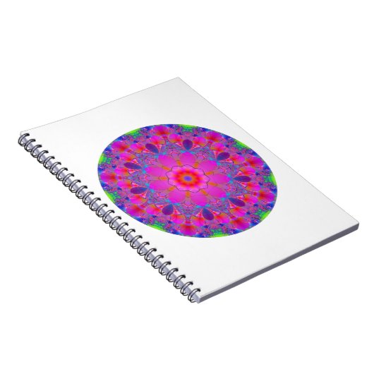 Roze ventilator Mandala Notitieboek (Rechterzijde)
