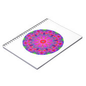Roze ventilator Mandala Notitieboek (Linkerzijde)