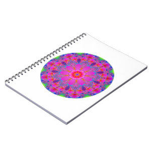 Roze ventilator Mandala Notitieboek