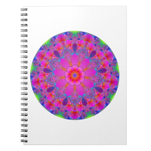 Roze ventilator Mandala Notitieboek (Voorkant)