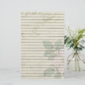 -roze ventilator met lijnen briefpapier (Staand voorkant)