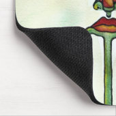 Roze ventilator Mousepad Muismat (Hoek)