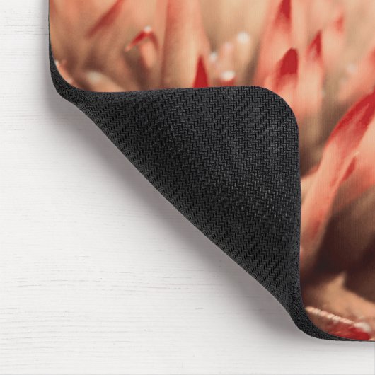 Roze ventilator Mousepad Muismat (Hoek)