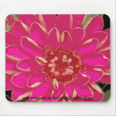 Roze ventilator Mousepad Muismat (Voorkant)