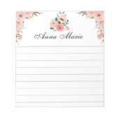 Roze ventilator notitieblok (Voorkant)