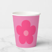 Roze ventilator papieren bekers (Achterkant)