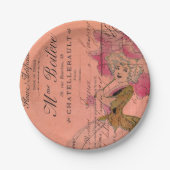 Roze ventilator papieren bordje (Voorkant)