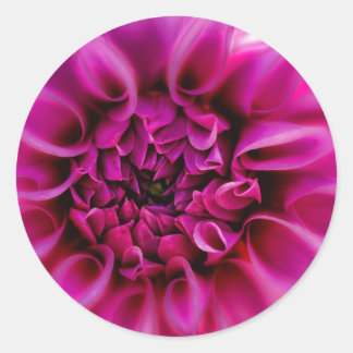 Roze ventilator ronde sticker