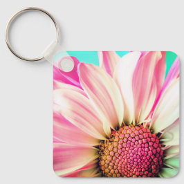 Roze ventilator sleutelhanger