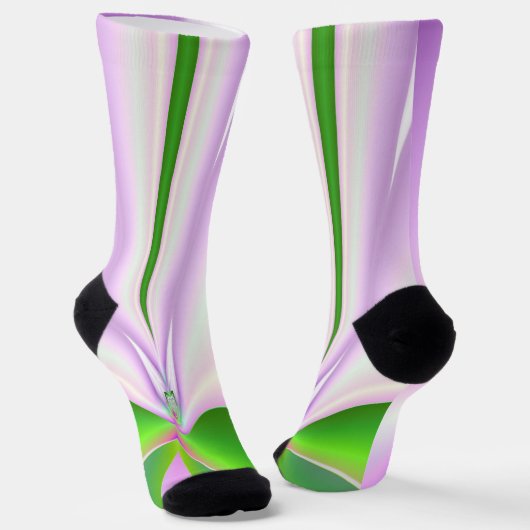 Roze ventilator sokken (Gebogen)