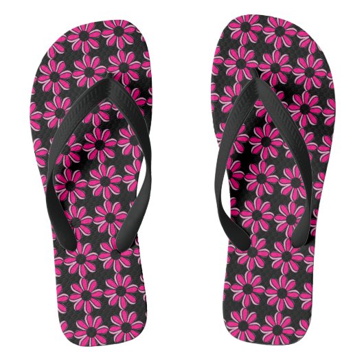 Roze ventilator teenslippers (Voetbed)