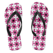Roze ventilator teenslippers (Voetbed)